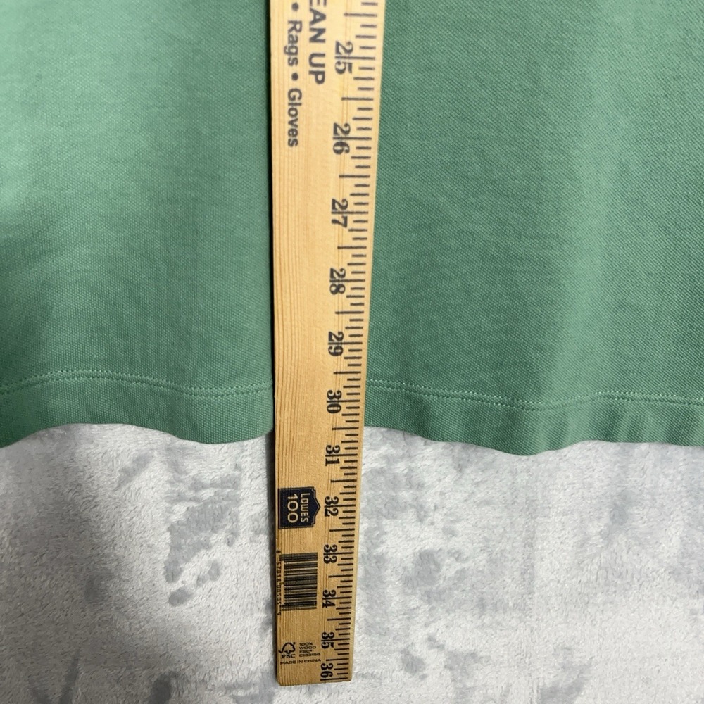 Abercrombie & Fitch Mens XXL Tall Polo Shirt Green Dont Sweat It - Picture 7 of 11